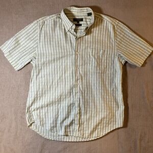 Bobby Jones Collection Men's Golf Button Up Size Large Short Sleeve Shirt